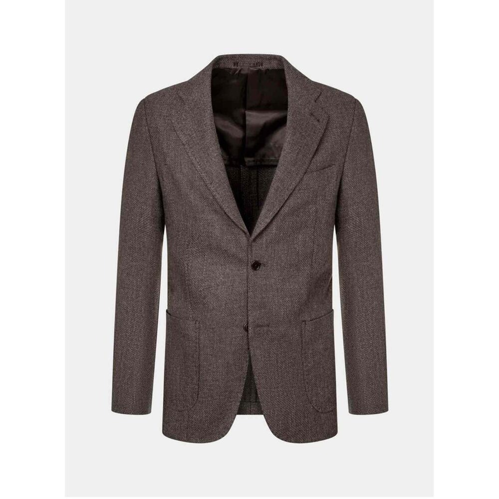 Bachrach Blazer Mens 44 Wool Herringbone 2 Button Notched Lapel Sports Coat